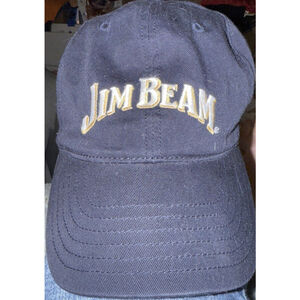 JIM BEAM - One Size Adjustable STRAPBACK Baseball Cap Hat Worlds Finest Bourbon
